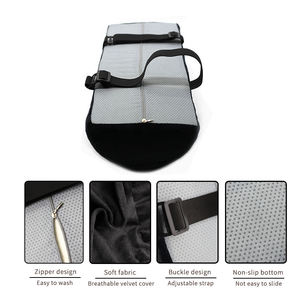 कस्टम समायोज्य आधा चंद्रमा को मजबूत मेमोरी फोम फुटरेस्ट डेस्क लुंबर तकिया घुटने के दर्द से राहत देता है - Product Image 2