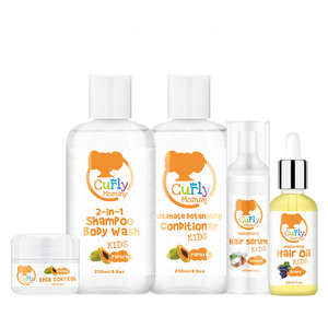 Champú <span class=keywords><strong>y</strong></span> <span class=keywords><strong>Acondicionador</strong></span> Orgánico con Biotina <span class=keywords><strong>para</strong></span> Cabello Rizado de CURLYMOMMY - Product Image 1