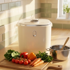 Cuisinière à riz commerciale haute capacité 5L avec revêtement céramique antiadhésif pour la restauration à domicile, affichage LED facile à lire - Product Image 1