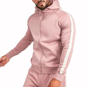 Nouvel ensemble de survêtement pour homme 2026, personnalisé et imprimé, avec poches zippées, veste décontractée et pantalon de jogging deux pièces - Product Image 4