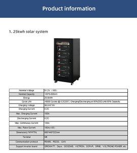 Máy chủ <span class=keywords><strong>Rack</strong></span> điện tường 51.2V 100ah-500kwh LiFePO4 Pin nhà trở lại điện với có thể giao tiếp cổng chia loại - Product Image 5