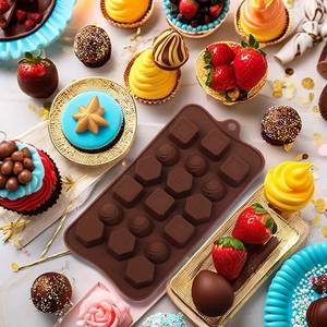 Cartoon Style Kitchen Utensil Baking Silicone 3d Chocolate <b>Cake</b> Making <b>Mold</b> with High Temperature Resistance - Product Image 4
