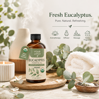 Ekstrak Tanaman 100% Organik Murni Alami Minyak Esensial Eucalyptus untuk Diffuser SPA Parfum Pijat Perawatan Kulit Sabun Lilin 119