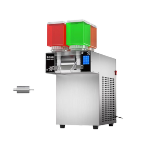 Machine à glace pilée automatique en acier inoxydable à quatre couleurs avec écran tactile, pour usage commercial et domestique - Product Image 1