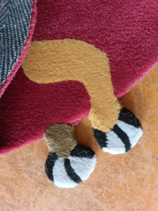 Nimal-alfombras con diseño de dinosaurio de dibujos animados, alfombras acrílicas hechas a mano con logotipo personalizado - Product Image 5