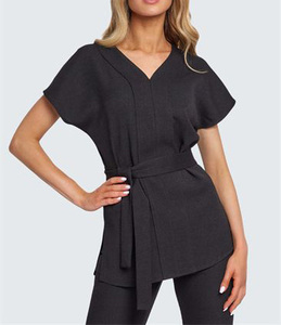 Uniformes Médicos Elegantes, Conjuntos de Uniformes Quirúrgicos, Uniformes Personalizados con Logotipo, Uniformes de Manga Corta al por Mayor, Túnica para <span class=keywords><strong>Spa</strong></span>, Salón de <span class=keywords><strong>Belleza</strong></span> - Product Image 5