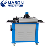 Machine à former les conduits HVAC Mason SA-12HB - Rollformer carré à 6 fonctions pour pliage Pittsburgh, épaisseur de tôle 0,5-1,2 mm, utilisation facile
