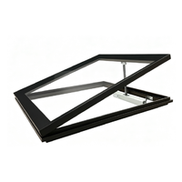 Fenêtre à battant en aluminium et verre trempé, design moderne, étanche, pour toit et lucarne