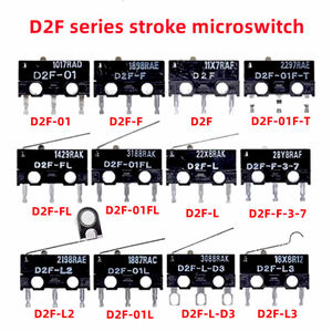 Microinterruptor de carrera serie D2F D2F-L L2 01L L-D3 01FL-T D D2F-F-3-7 A1 Microinterruptor D2F-FLD3 D2F-5L-ICs Producto - Product Image 2