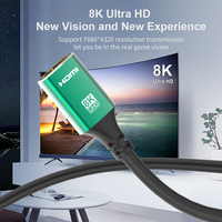 Nouveauté 8K plaqué or A117-2 pour HDMI 2.1 câble PVC 60hz 120hz moniteur d'ordinateur projecteur de données connecter pour TV et DVD