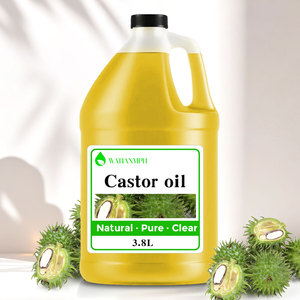 Naturale puro organico spremuto a freddo olio di ricino per la crescita dei capelli nutriente trattamento dei capelli olio di ricino - Product Image 1