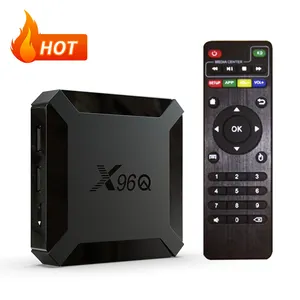 Best Seller Factory X96Q H313 Android 10 Tv Box 1Gb 2 Gb 8Gb 16Gb Sigal Wifi Bom Preço Diversão Jogar Amostra Grátis Set Top Box