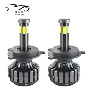 6 Zijden 40W Led Koplampen H4 H11 Aluminium Cob Chips 24V Xenon Model Koplamp Voor Alle Automodellen H1 H3 H8 H9 H10 H13