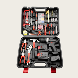 Juego de Herramientas Combinadas Personalizables OEM GW-1109 al por Mayor, Taladro de Impacto Multifuncional con Batería de Litio y Estuche Rígido - Product Image 1
