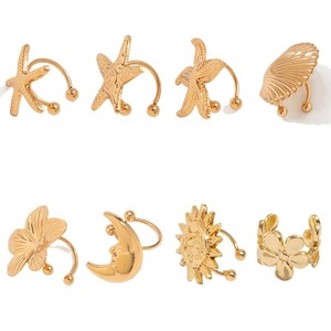 2025 New Fashion Trendy High-End Minimalist Alloy <b>Clip</b>-<b>On</b> <b>Earrings</b> Set New Fashion Geometric Multi-Style Women's Gift - Product Image 6