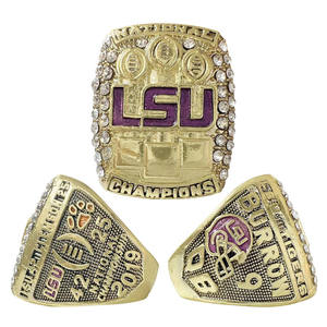 Anillos de Campeonato de la Liga Universitaria de Louisiana NCAA <span class=keywords><strong>2019</strong></span> para <span class=keywords><strong>Hombre</strong></span> - Joyería Premium de Moda Popular de Aleación al por Mayor - Product Image 6