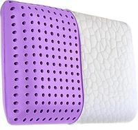Oreiller en mousse à mémoire de forme aromathérapie infusé à la lavande pour une relaxation profonde et un meilleur sommeil