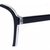 Montures de lunettes tendance 2026 en acétate à double pont, montures optiques carrées de luxe, montures de lunettes rétro pour hommes