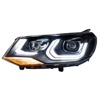 Conjunto de Faros Delanteros Bi-Xenón XUNBAI para VW 7P 2011-2015, LED DRL, Señal de Giro, Canbus, Plug and Play, 12V 25W, Auto