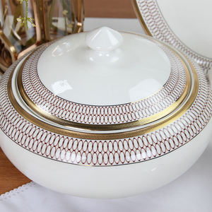 <span class=keywords><strong>Service</strong></span> de table en <span class=keywords><strong>porcelaine</strong></span> fine, <span class=keywords><strong>service</strong></span> de table avec éléments arabes, de style européen - Product Image 5