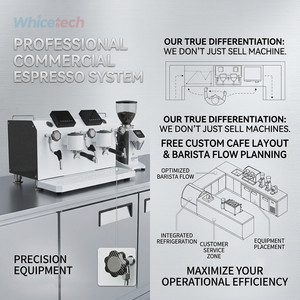 Máquina de Espresso de 3400W, Máquina de Café Comercial WH-G620S, Máquina de Café Industrial para Equipamiento de Cocina Comercial CM08A06900H - Product Image 3