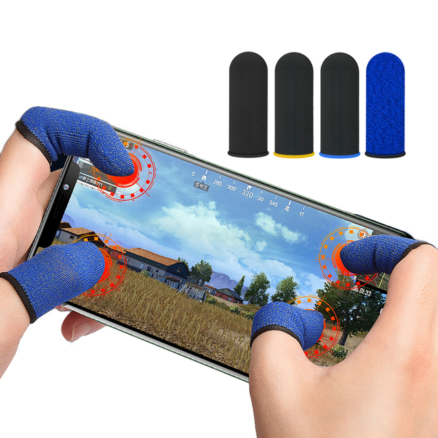 Custom Touch Screen Fingertip Covers Thumb Gloves Tablet Mobile Gaming Finger Sleeve