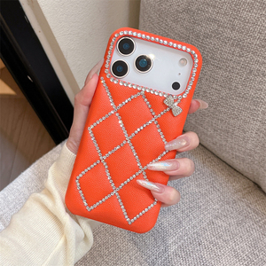 เคสโทรศัพท์มือถือหนัง PU ลายตารางลายแกะคุณภาพสูงสำหรับ iPhone 16 15 14, เคสสำหรับ iPhone 17 Pro Max สีขาวสำหรับสาวๆ - Product Image 5