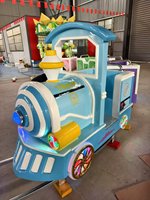 Mini Train électrique Attractions de fête foraine d'intérieur pour enfants Carnaval Ride Equipment Metal Mini Track for Shopping Adventure Parks