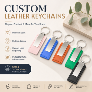 <span class=keywords><strong>Porte</strong></span>-<span class=keywords><strong>clés</strong></span> en cuir véritable avec boucle en métal véritable, logo <span class=keywords><strong>personnalisé</strong></span>, nom <span class=keywords><strong>personnalisé</strong></span>, accessoires de luxe, <span class=keywords><strong>porte</strong></span>-<span class=keywords><strong>clés</strong></span> en cuir PU véritable - Product Image 5