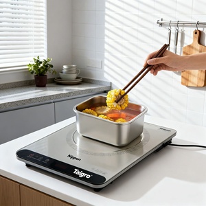 Contenitore <span class=keywords><strong>Sottovuoto</strong></span> in Acciaio Inossidabile con Valvola d'Aria, Coperchio Ermetico, Grande Capacità, Organizzatore per Dispensa, Contenitore per Pane - Product Image 4