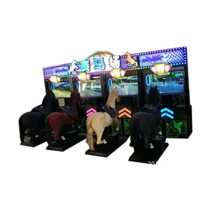 Máquina de jogo de simulação de corrida de cavalos GoGo Jockey para venda | Máquina de jogo de arcade de cavalo para venda