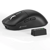 Souris de jeu sans fil tri-mode légère Attack Shark X3 Pro 59g PAW3395 26000 DPI 4K/8K avec taux de réponse rapide et garantie d'un an