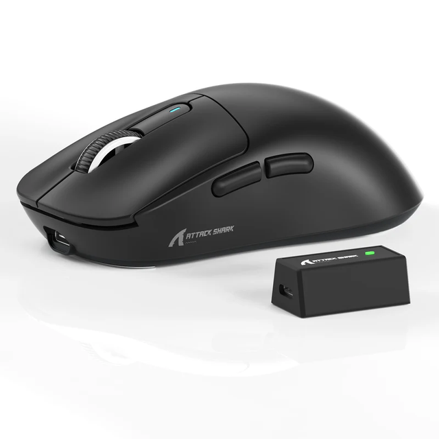 1 Year Warranty Attack Shark X3 Pro 59g PAW3395 26000 DPI 4K/8K Return Rate Lightweight Tri-mode Wireless Gaming Mouse