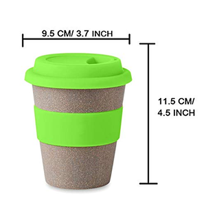 แก้วกาแฟพกพาซิลิโคนยางขนาด 16 ออนซ์ พร้อมฝาปิดและกล่องของขวัญ  โลโก้สั่งทำได้ - Product Image 2