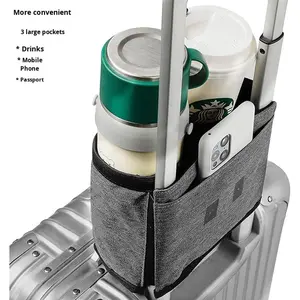 Portabagagli e Portabicchieri Portatile in Poliestere per Valigie da Viaggio - Product Image 2