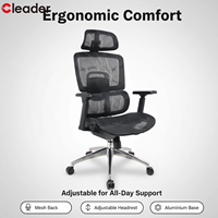 Chaise de bureau de direction de luxe réglable avec dossier, design moderne, ergonomique, pivotante, en tissu, avec support lombaire ajustable