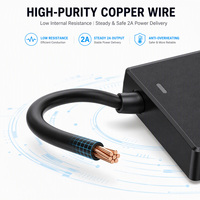 Chargeur de batterie rapide pour vélo électrique Reliago F3-CHG01 42V 3A, DC 5.5x2.1mm, câble de remplacement à huit sections de 1m
