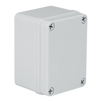 AG Boîte de jonction étanche IP67 Gris clair Boîtier électronique et d'instruments d'extérieur 110*80*70