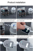 Meilleur prix de haute qualité numérique osmose inverse système de filtre à eau Tds mètre testeur d'eau en ligne pour filtre Ro