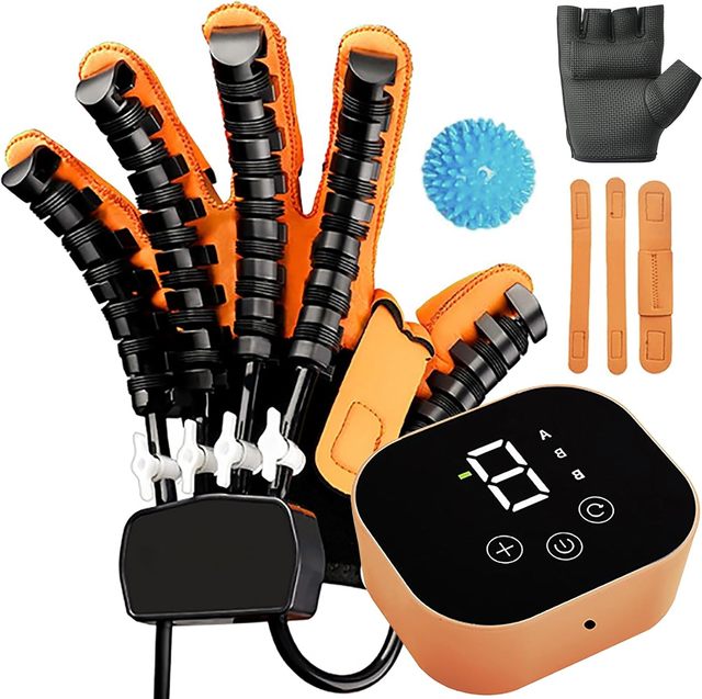 Stroke Hemiplegia Finger Training Functional Hand Therapy Robotic Gloves Rehab Electric Hand Rehabilitation Robot Gloves