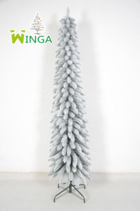 Árbol de Navidad Artificial de PVC Preiluminado, Delgado <span class=keywords><strong>y</strong></span> Elegante, Decoración Navideña, Venta al por Mayor <span class=keywords><strong>y</strong></span> Muestras Disponibles - Product Image 3
