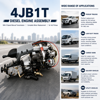 Moteur diesel SCDC ISUZUU 4JB1 4 cylindres, assemblage complet, boîte de vitesses manuelle à 5 vitesses, remplacement du moteur pour camion léger 4x2 4x4