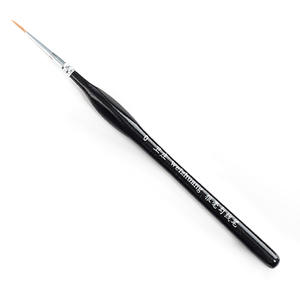 Pittura di numeri pennelli artistici in legno estremamente sottile linea di gancio pennello pittura ad olio di numeri <span class=keywords><strong>Art</strong></span> forniture per pennelli per capelli donnola - Product Image 1