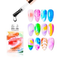 Vernis à ongles en gel de couleur liquide 15ml effet fleur de fleur Vernis à ongles en gel UV Art