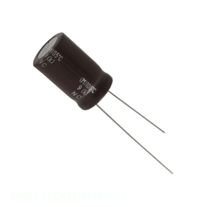 Condensador Original CAP ALUM 4700UF 20% 6.3V RADIAL de Orificio Pasante KMG6.3VB472M12X20LL 4700 uF - Product Image 1
