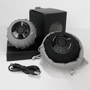 JAMOOZ Palla Massaggiante Elettrica in Gel di Silice Morbido, Rullo Vibrante per <span class=keywords><strong>Fitness</strong></span>, Massaggiatore Muscolare per Yoga con Controllo del Tempo - Product Image 1