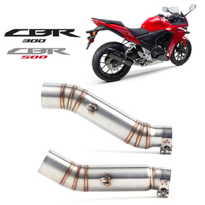 ท่อไอเสียรถจักรยานยนต์ CBR 500 300 ข้อต่อท่อกลาง สำหรับ HONDA <span class=keywords><strong>CBR500R</strong></span> CBR 300 CBR300 <span class=keywords><strong>2012</strong></span> - 2015 ท่อเก็บเสียง - Product Image 2
