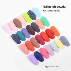 ชุดผงโครเมี่ยมโฮโลแกรม 9 สี ผงกลิตเตอร์วิบวับสำหรับตกแต่งเล็บเจล - Product Image 4