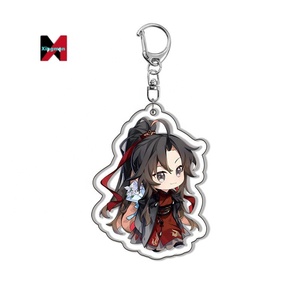 Llavero acrílico del fundador de Diabolism con <span class=keywords><strong>Wei</strong></span> <span class=keywords><strong>Wuxian</strong></span> y Lan Sizhui para Anime Backpack Hang Charm - Product Image 2