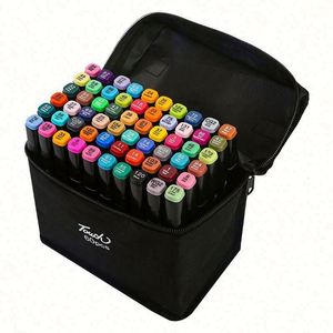 ปากกามาร์คเกอร์ USA Mairun รุ่น 406 หัวคู่ กันน้ำ สีติดทนนาน สำหรับศิลปิน ใช้แอลกอฮอล์ มีให้เลือก 12-168 สี - Product Image 3